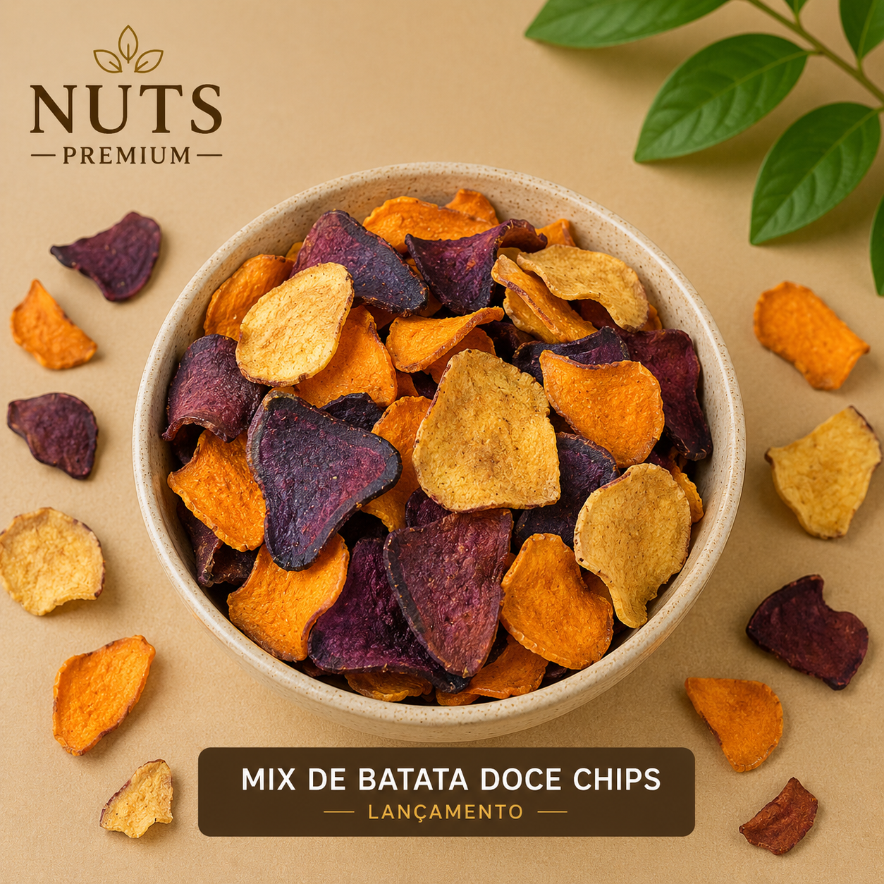 Mix de Batata Doce Chips | Lançamento