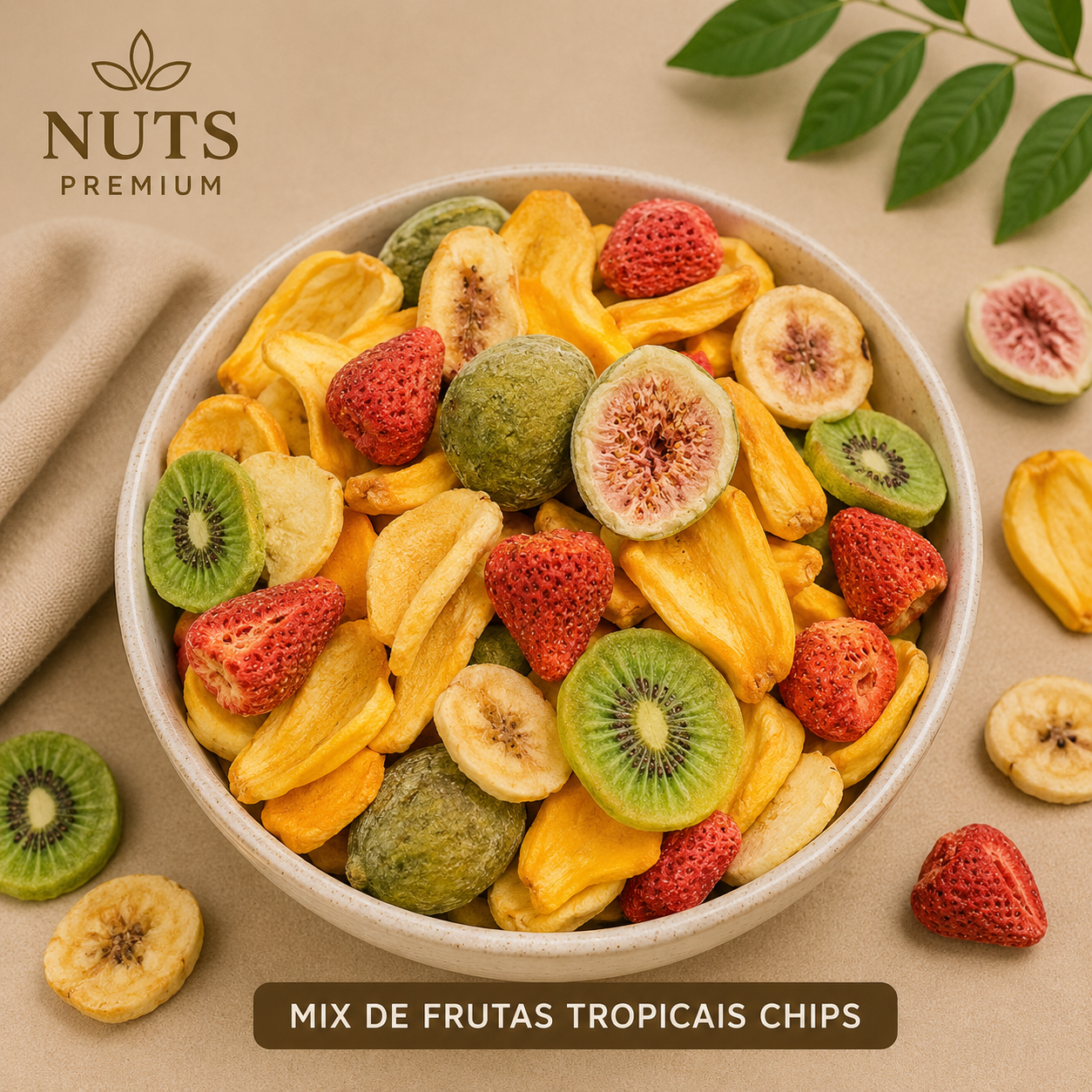 Mix de Frutas Tropicais Chips